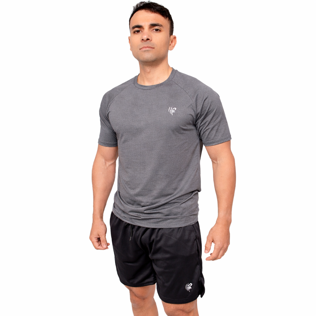 Camiseta Dry-Fit - Cinza