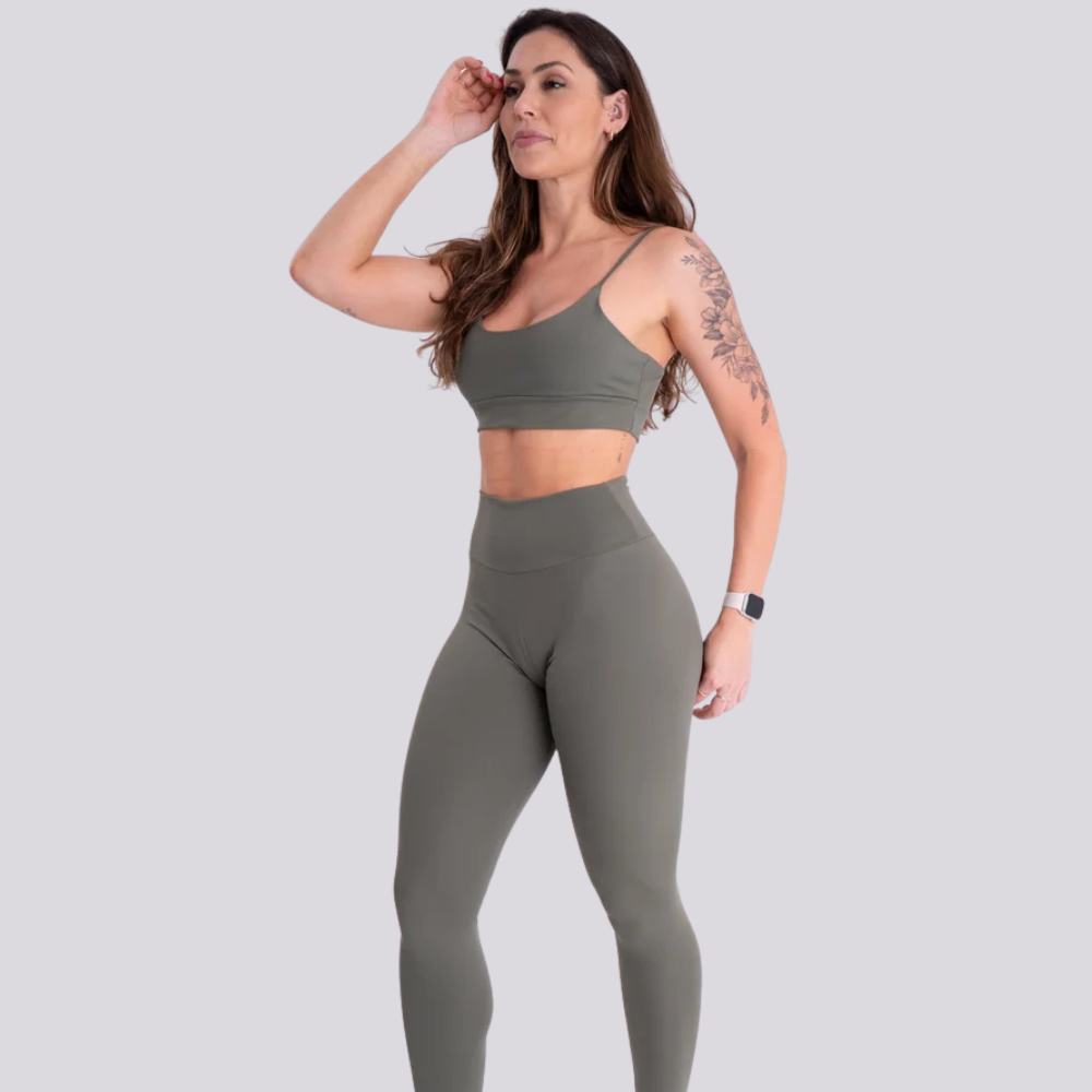 Conjunto Feminino Top Alça Fina Kong Femme
