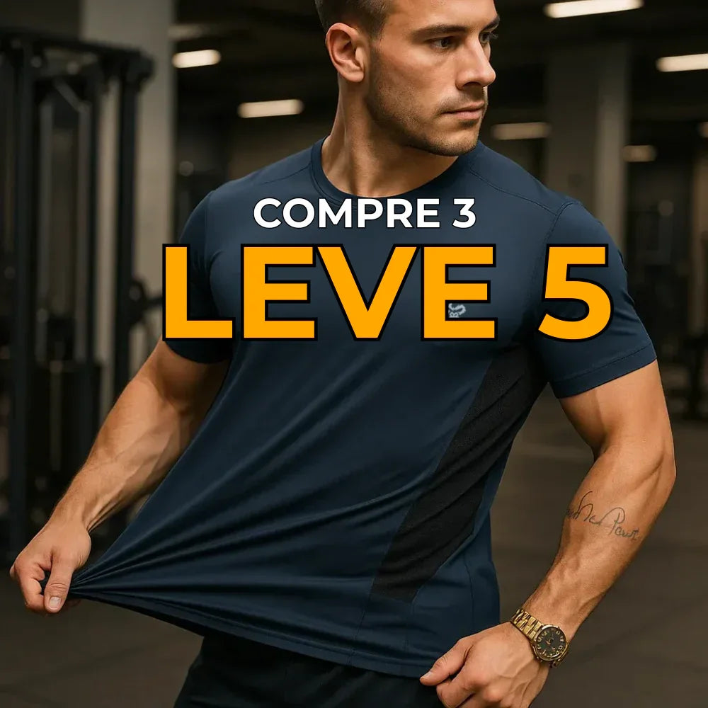Pague 3 Leve 5 Camisetas Dry-Fit Kong