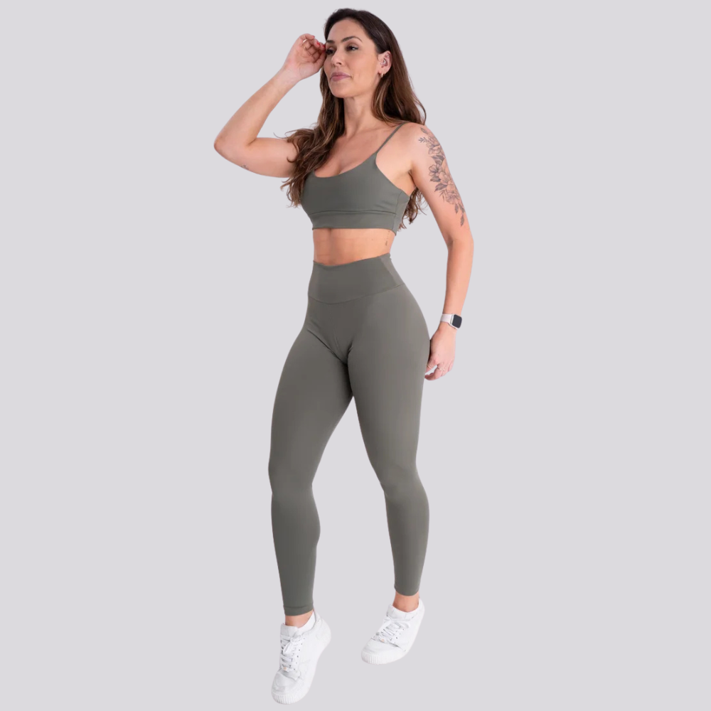 Conjunto Feminino Top Alça Fina Kong Femme