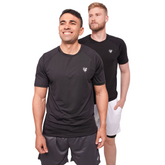 Kit 4 Peças Dryfit: 2 Camisas e 2 Shorts - Preto